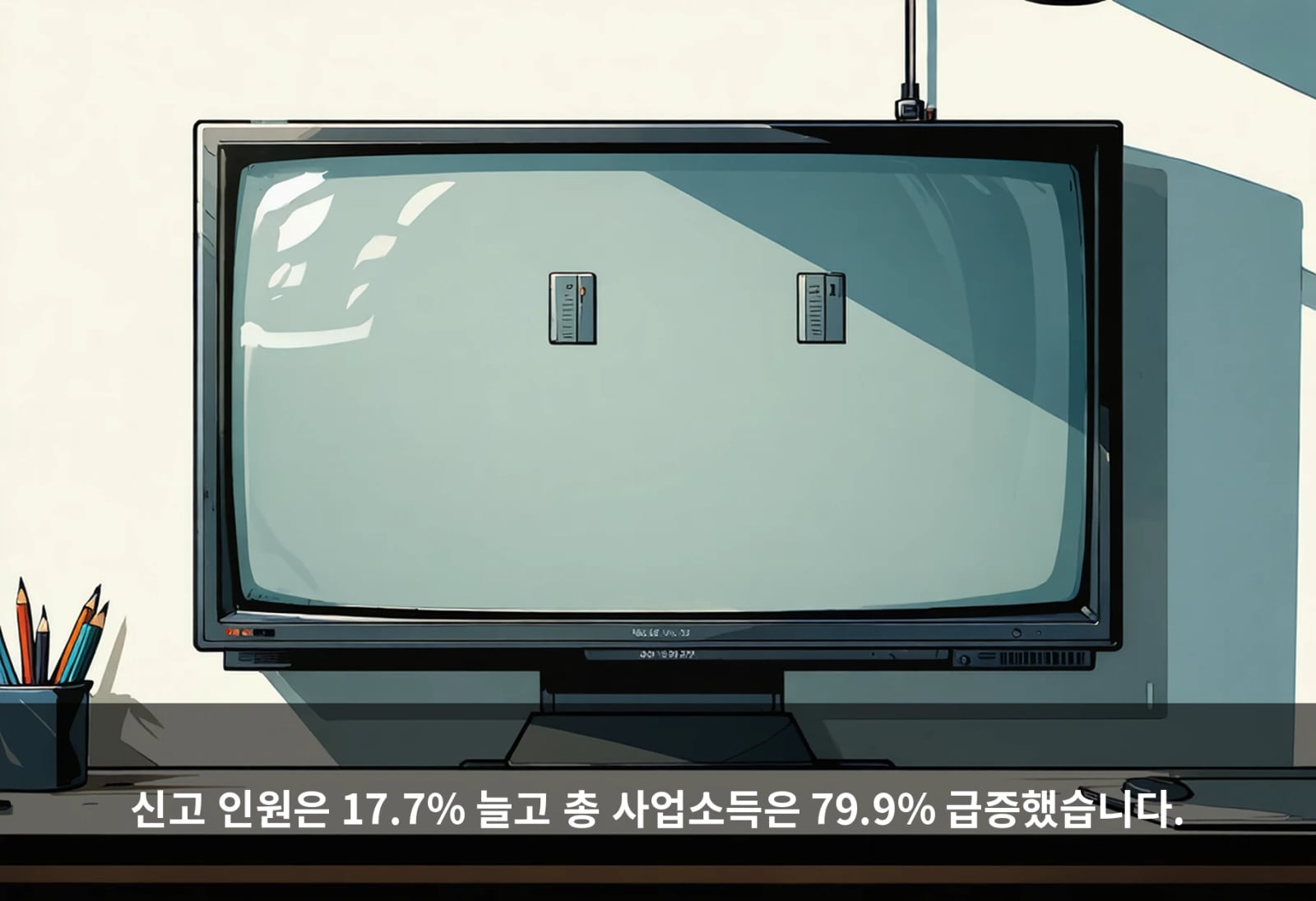 신고 인원은 17.7% 늘고 총 사업소득은 79.9% 급증했습니다.