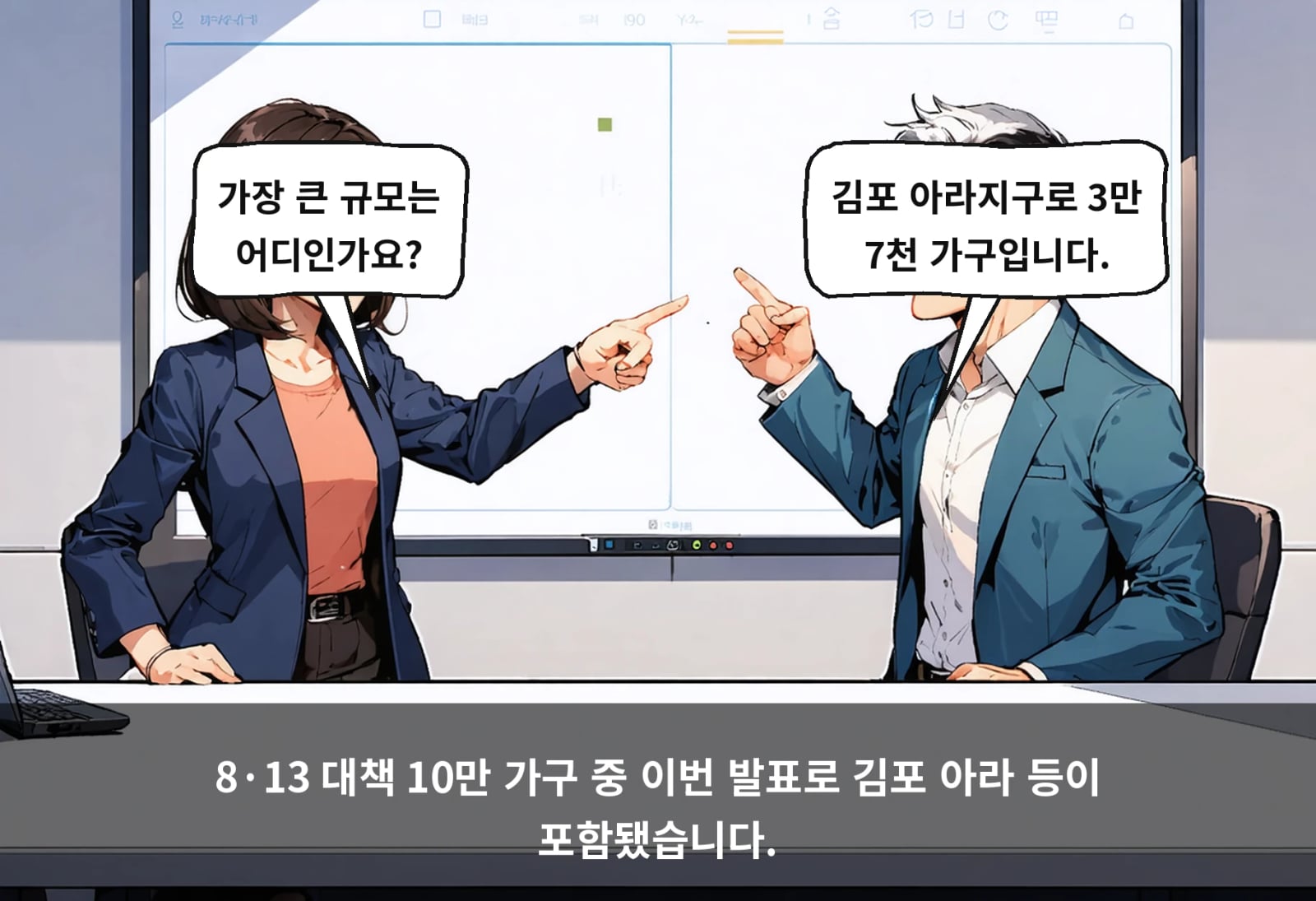 8·13 대책 10만 가구 중 이번 발표로 김포 아라 등이 포함됐습니다.