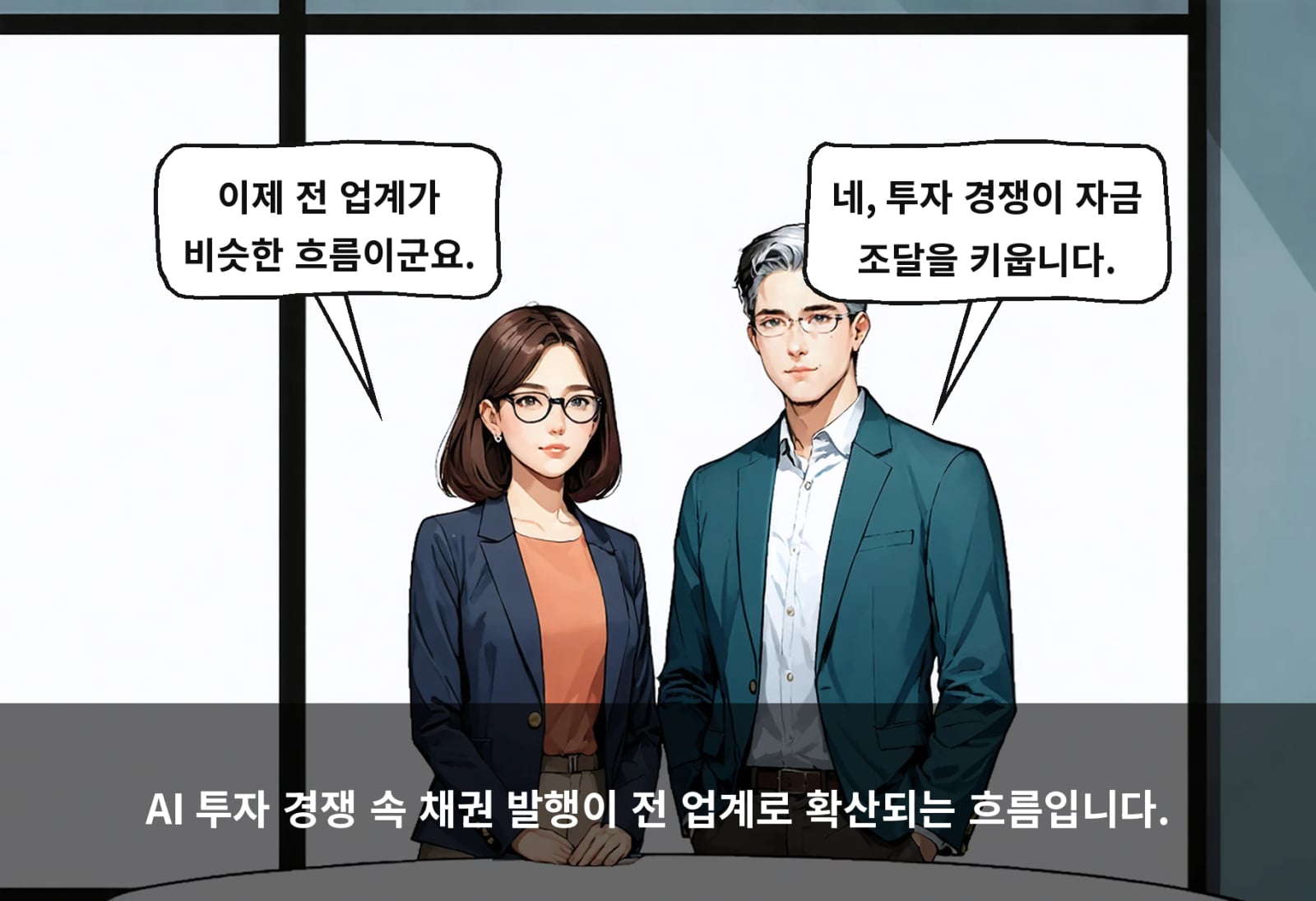 AI 투자 경쟁 속 채권 발행이 전 업계로 확산되는 흐름입니다.