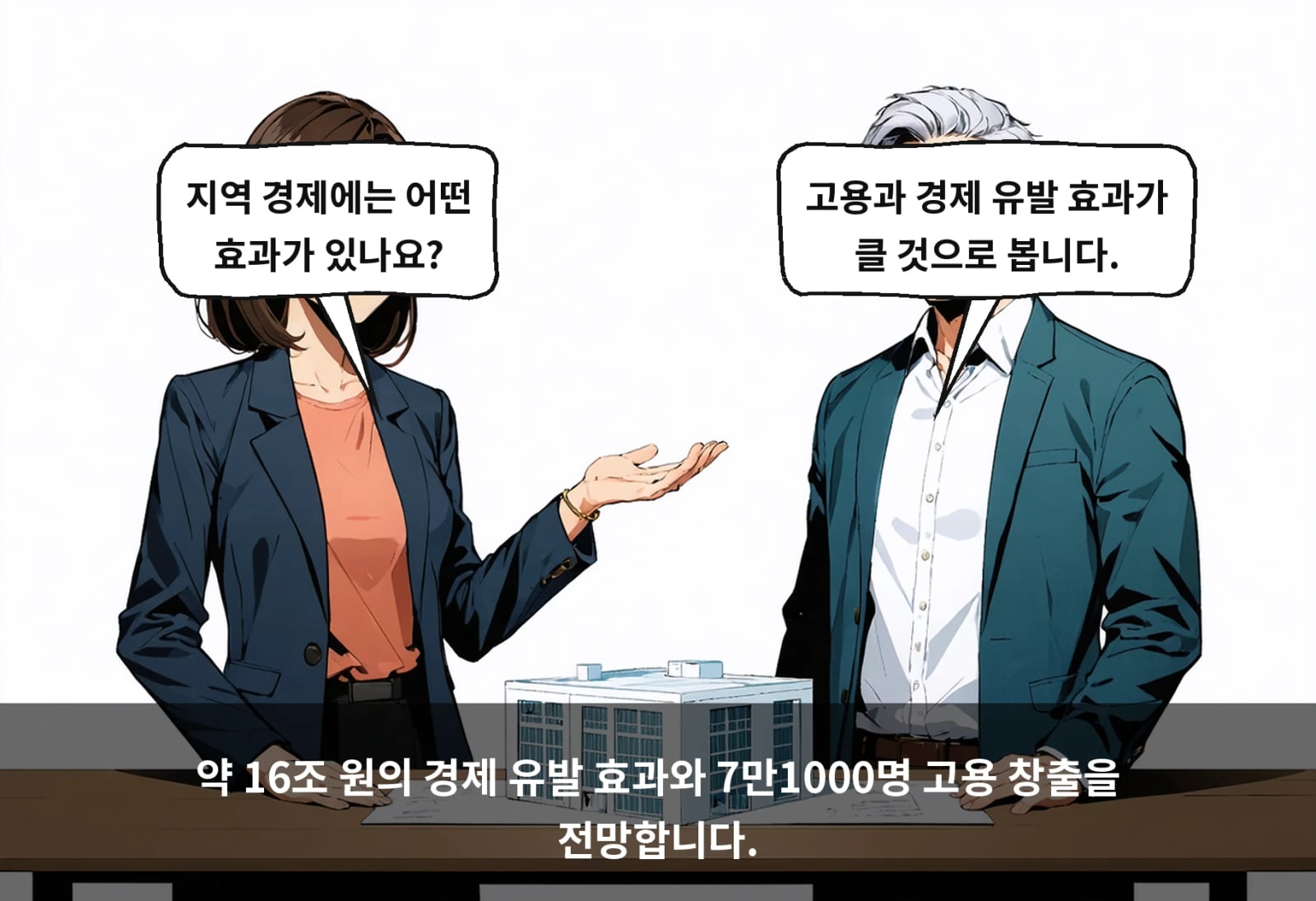 약 16조 원의 경제 유발 효과와 7만1000명 고용 창출을 전망합니다.