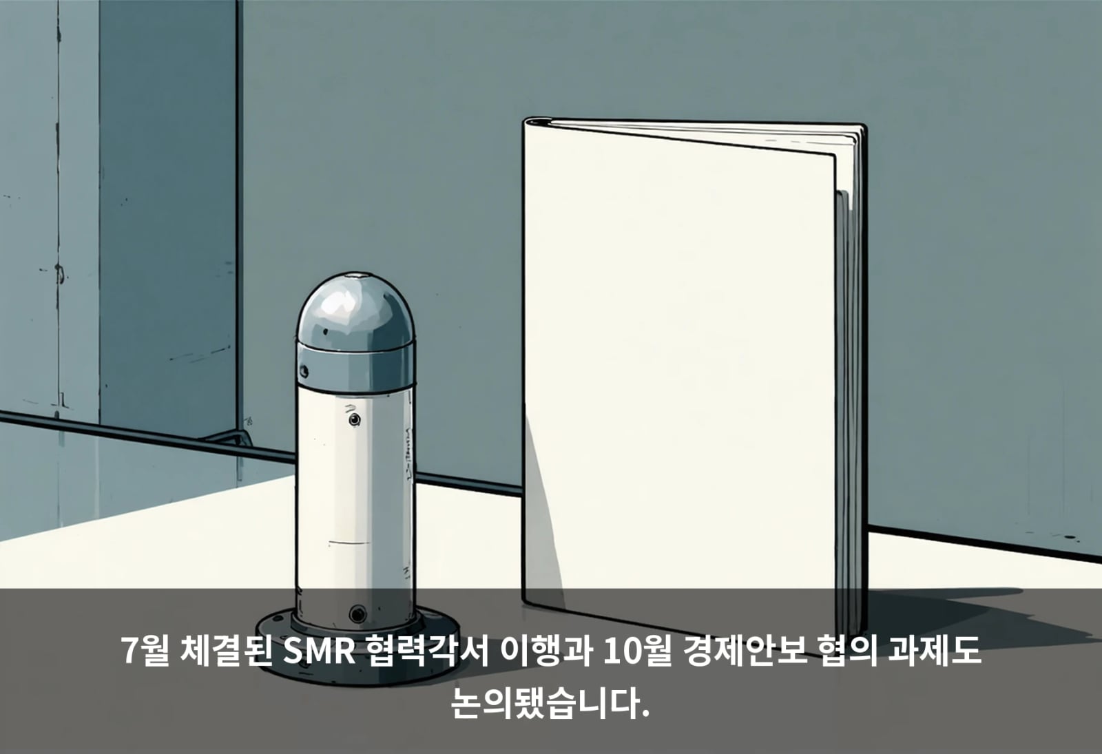 7월 체결된 SMR 협력각서 이행과 10월 경제안보 협의 과제도 논의됐습니다.