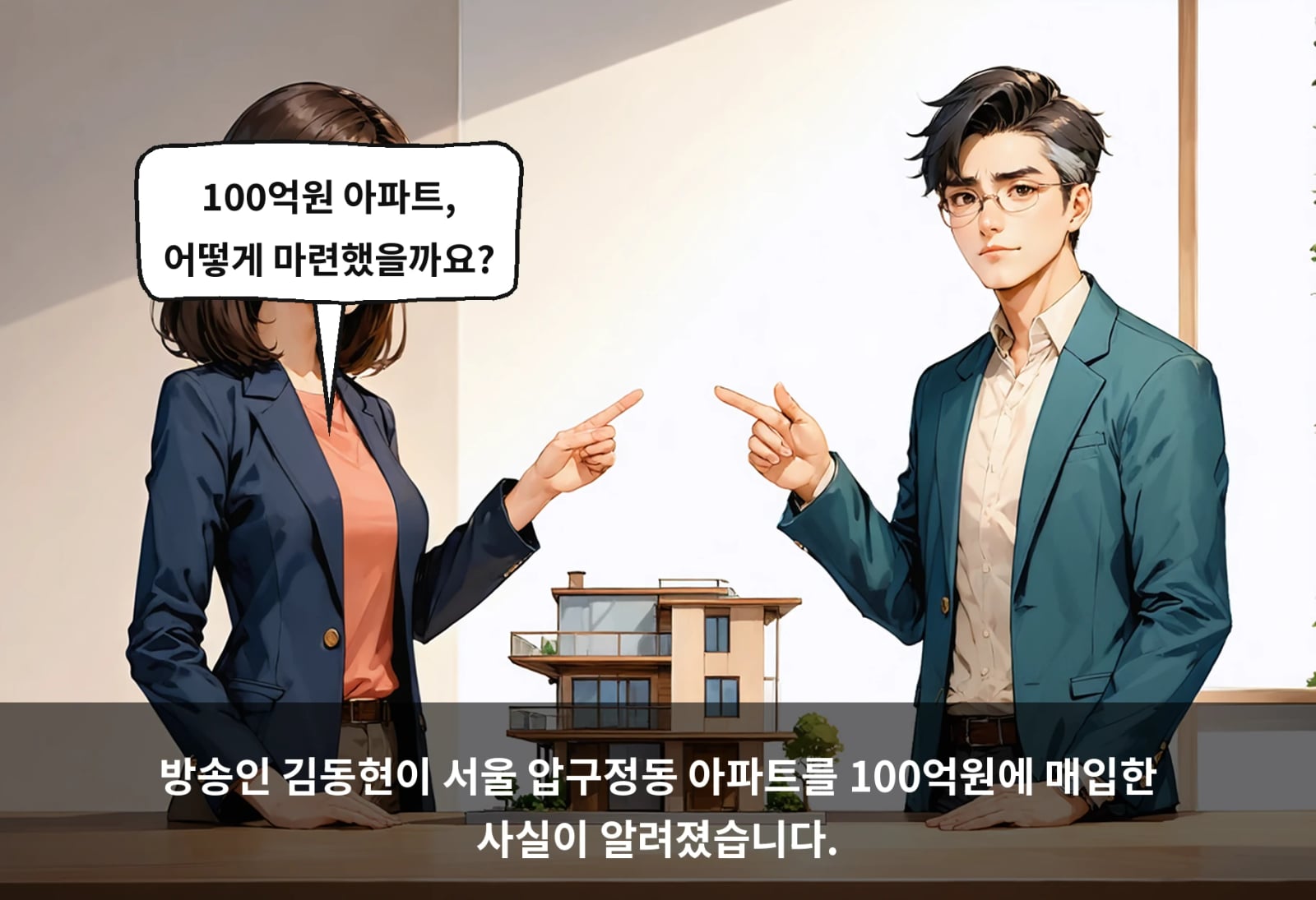 방송인 김동현이 서울 압구정동 아파트를 100억원에 매입한 사실이 알려졌습니다.