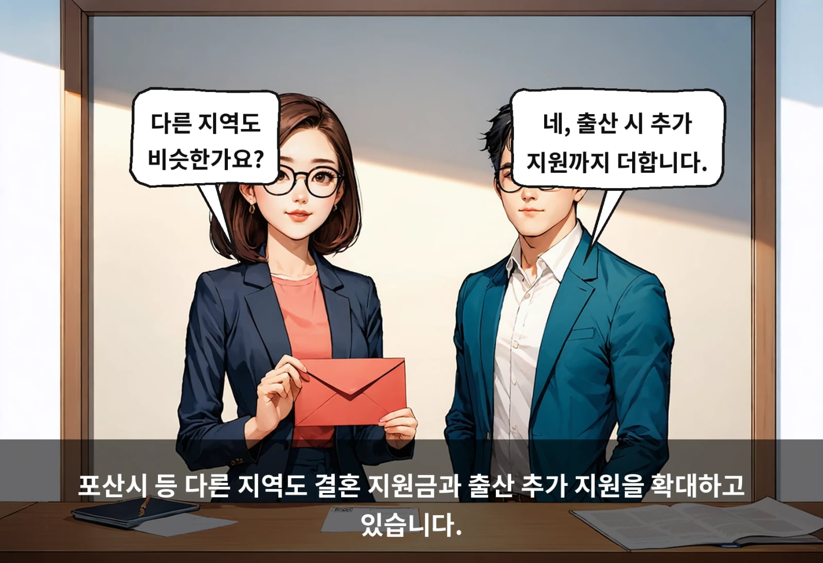 포산시 등 다른 지역도 결혼 지원금과 출산 추가 지원을 확대하고 있습니다.