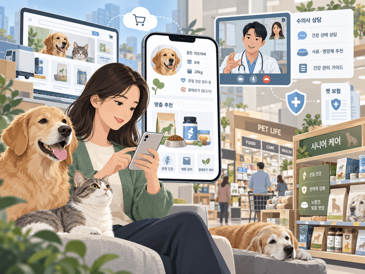 산업 | 반려동물 맞춤 추천 서비스, 10가구 중 3가구가 쓰는 시장이 됐네요 🐾
